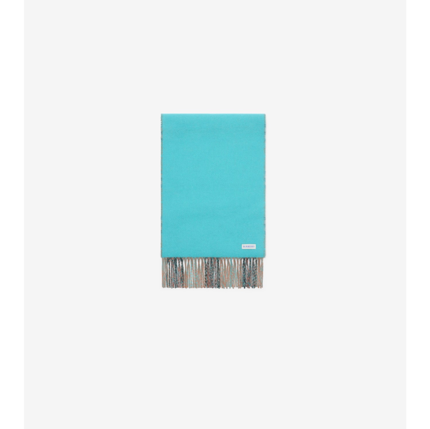 Gradient Check Cashmere Scarf