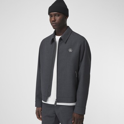 grey harrington jacket