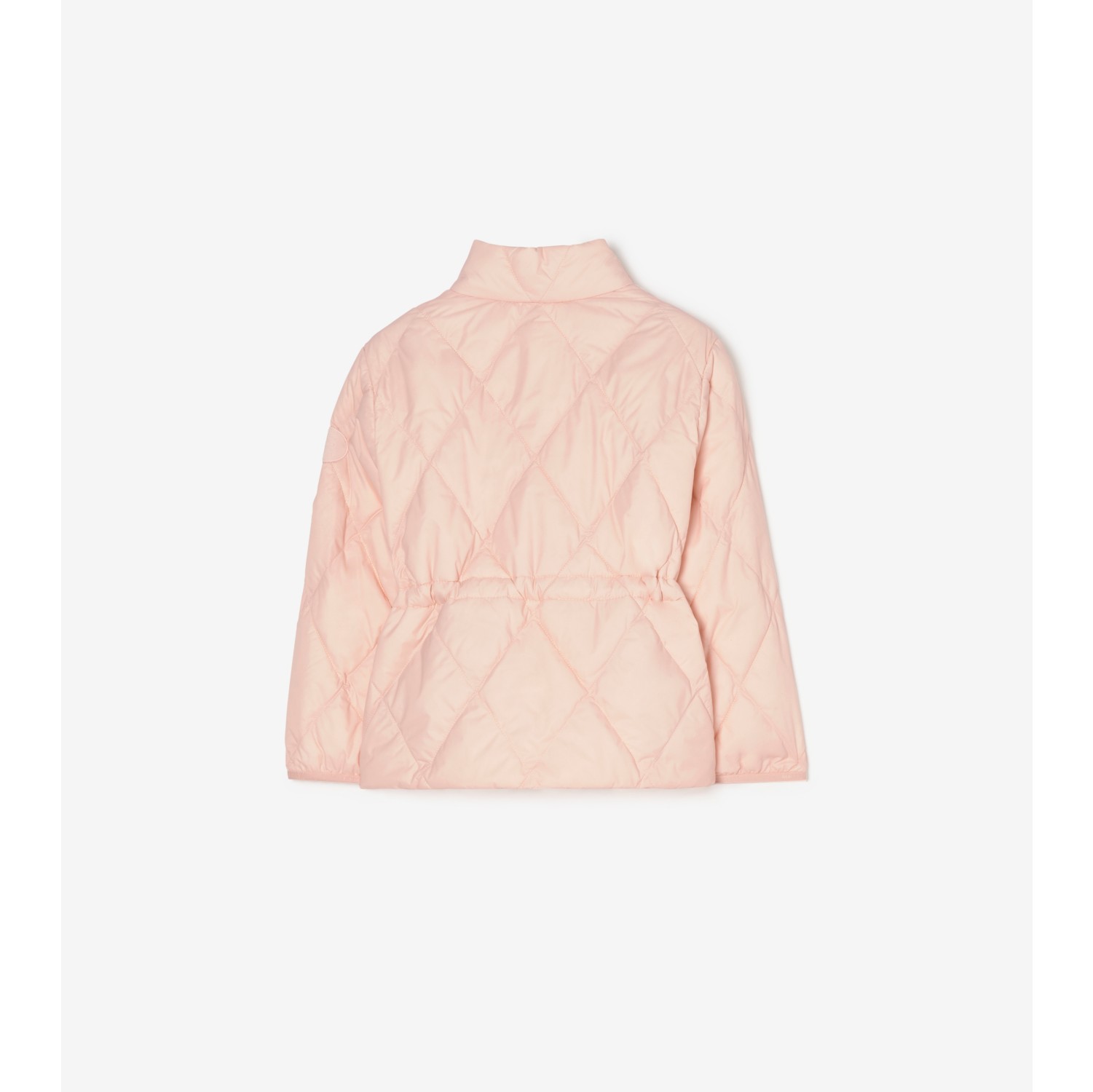 Checker-tape Nylon Puffer Jacket