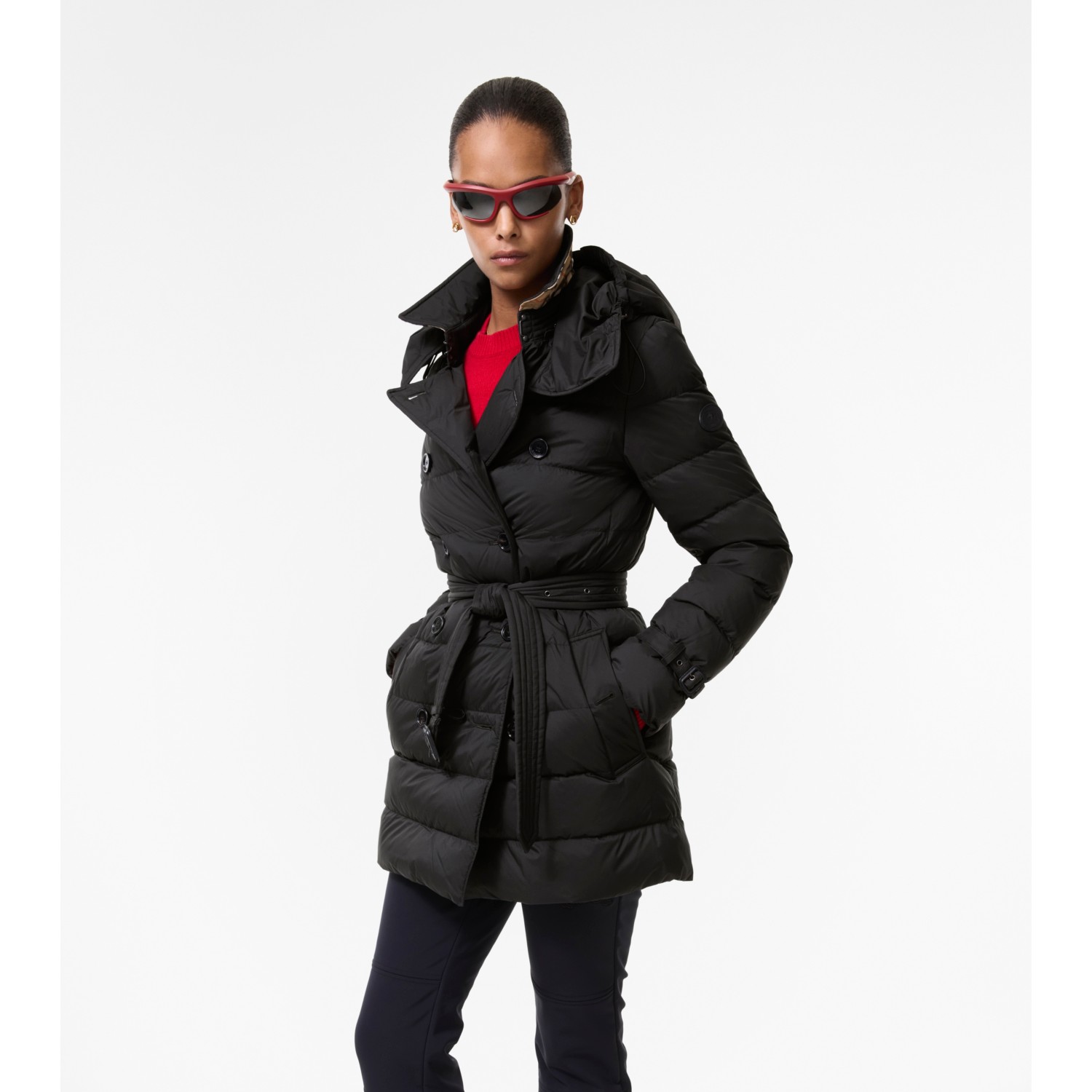 Short Nylon Audley Puffer Coat - thumbnail 2