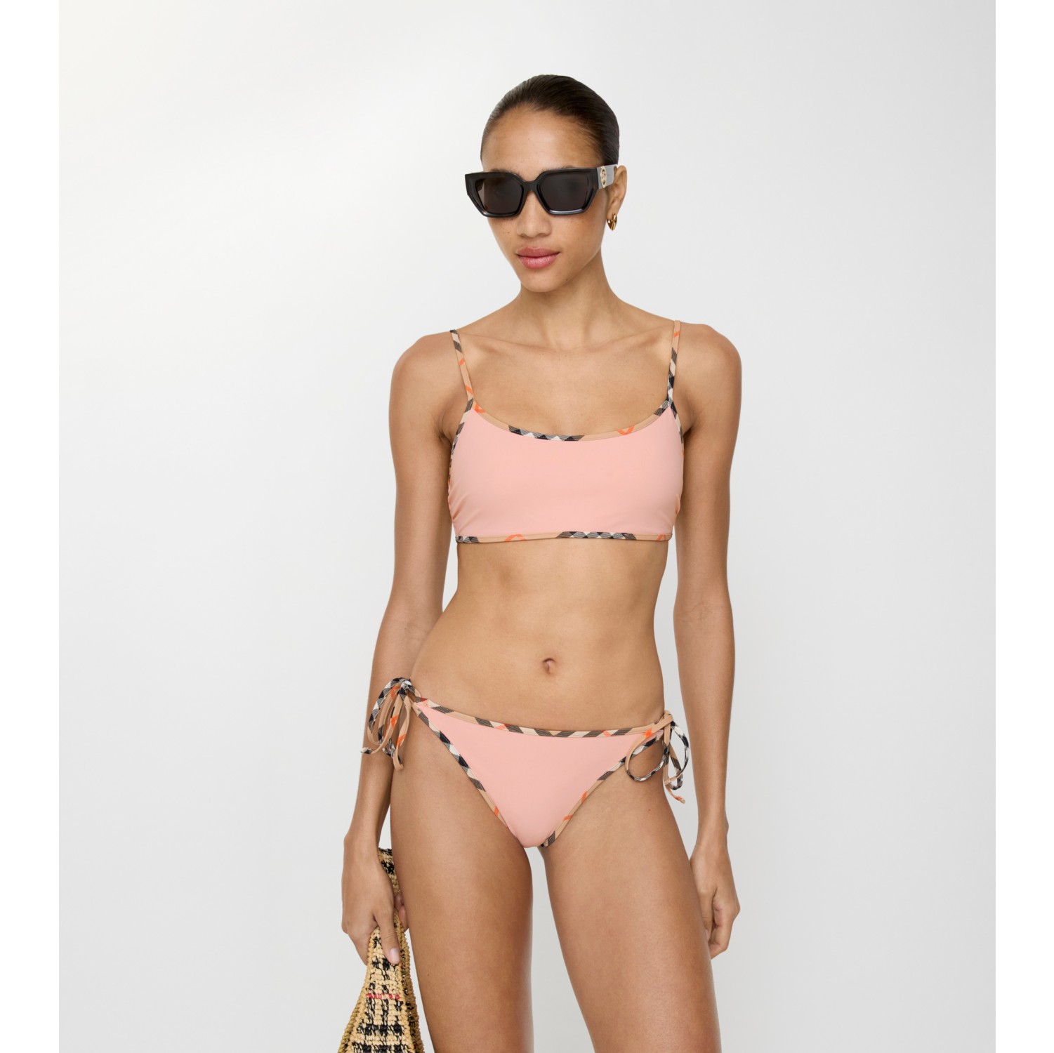 Check Trim Bikini Briefs