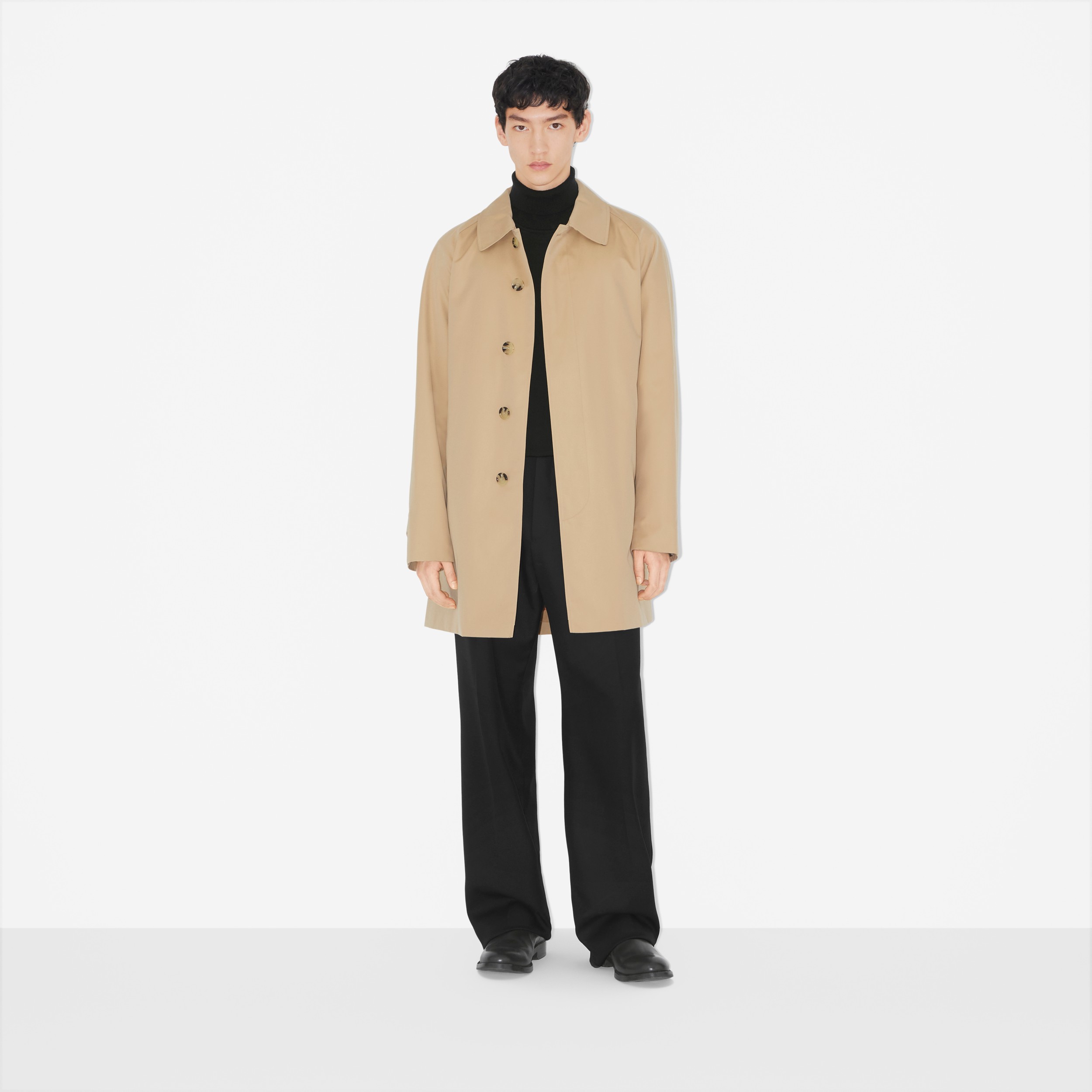 卡姆登版型 – 短款 Heritage 轻便大衣 (蜂蜜色) - 男士 | Burberry® 博柏利官网 - 2
