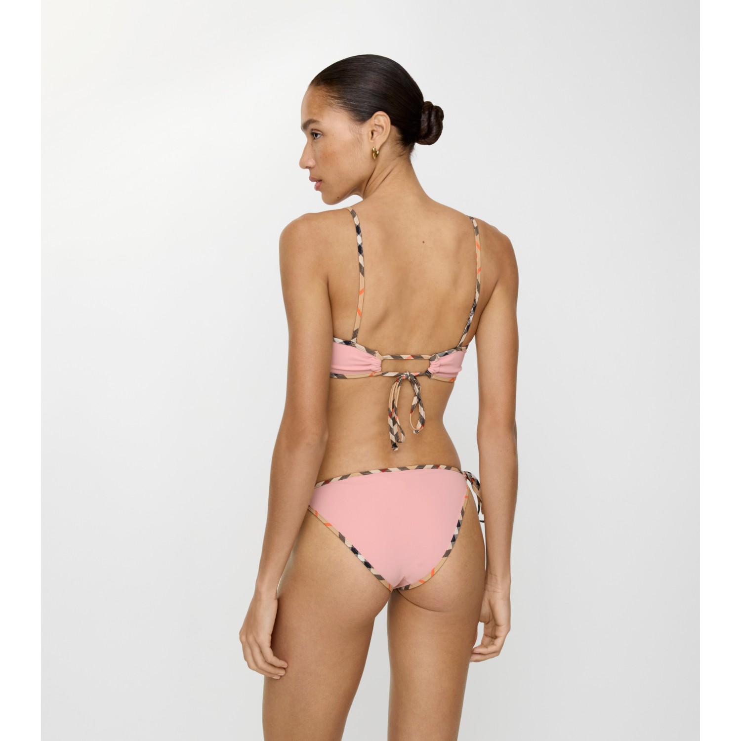 Check Trim Bikini Top - thumbnail 10