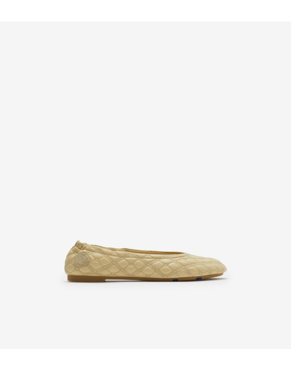 Burberry canvas flats hotsell