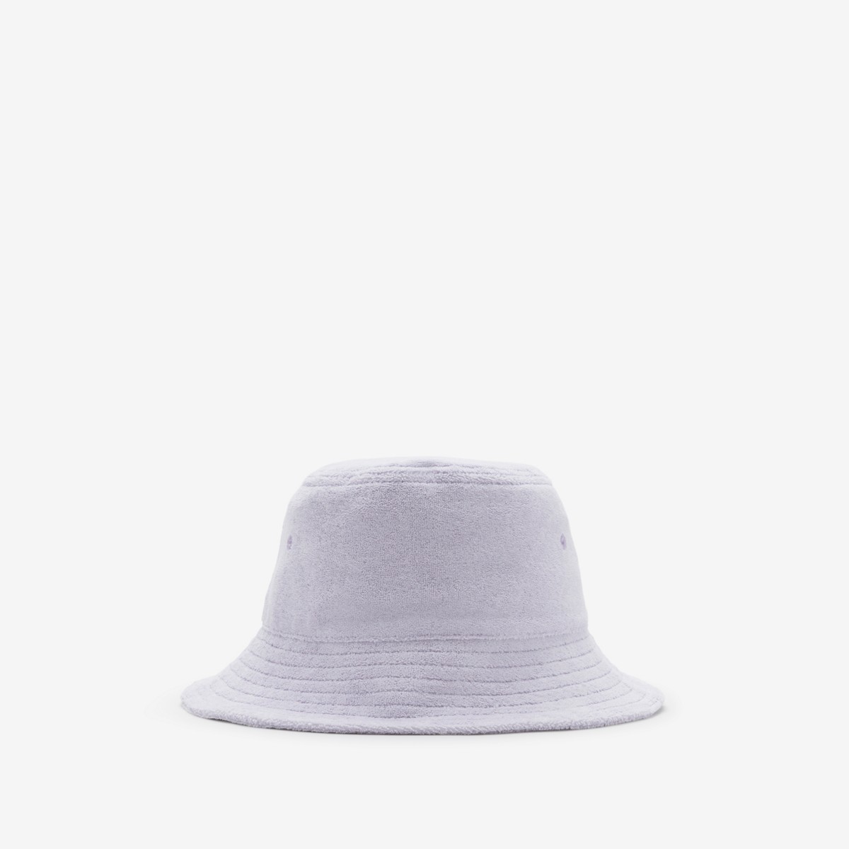 Burberry Childrens Towelling Bucket Hat In Muted Lilac