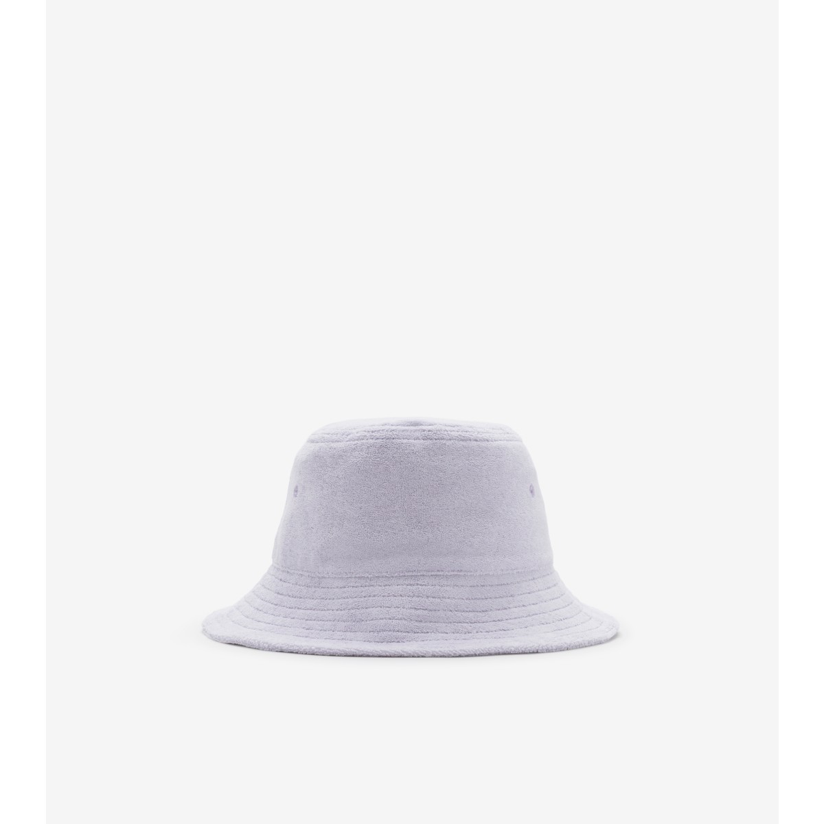 Burberry Childrens Towelling Bucket Hat In Muted Lilac