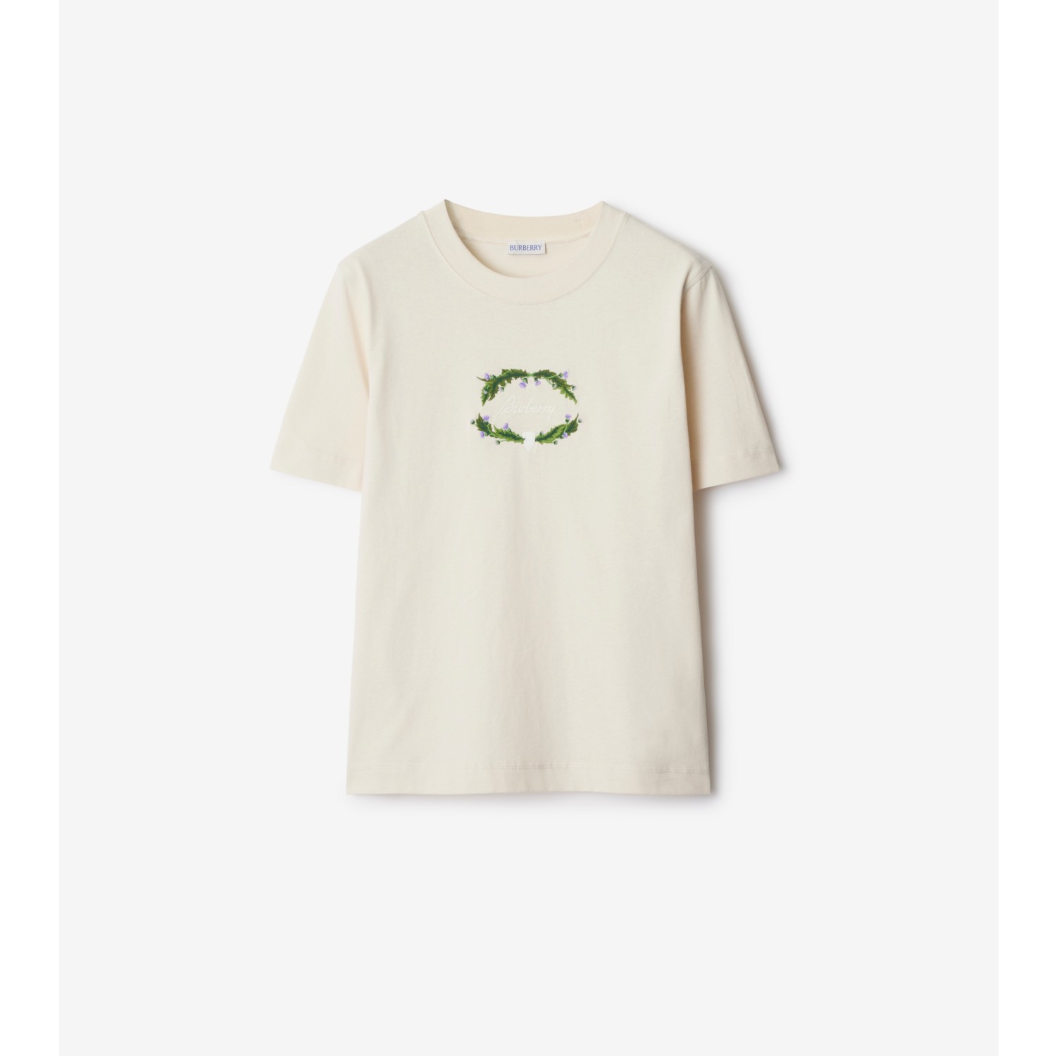 Burberry t shirt womens green online