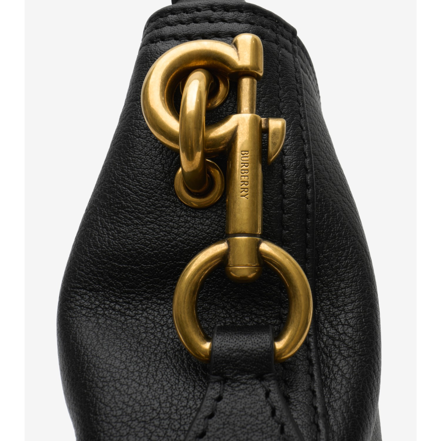 Mini B Clip Bucket Bag​ in Black - Women, Leather | Burberry® Official