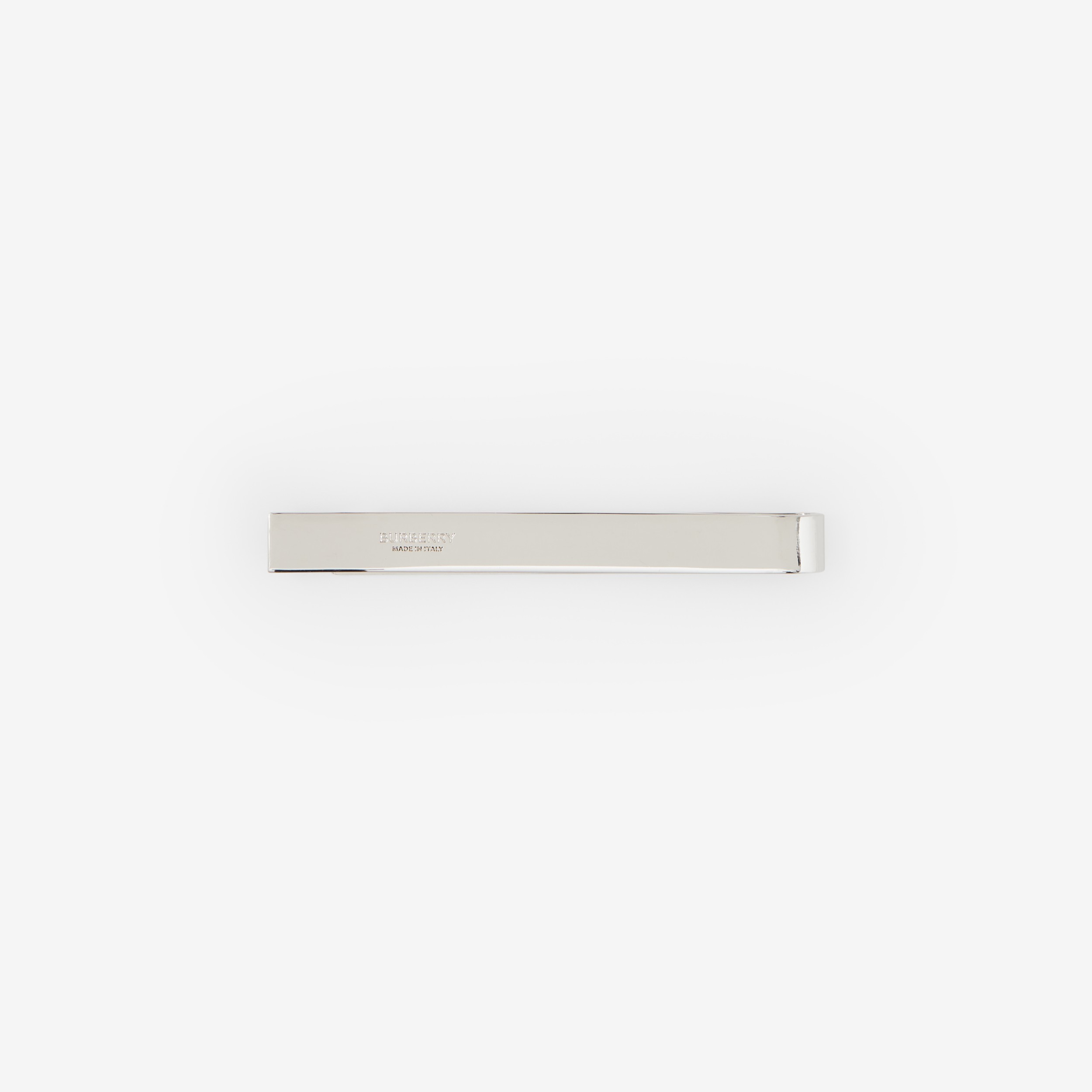 Monogram Motif Palladium-plated Tie Bar - Men | Burberry® Official - 4