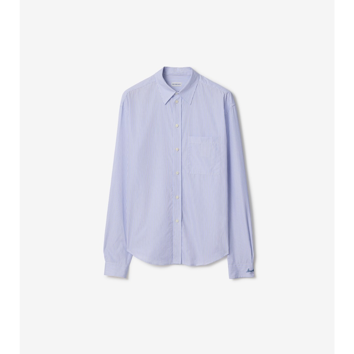  Stripe Regular Fit d Cotton Poplin Shirt