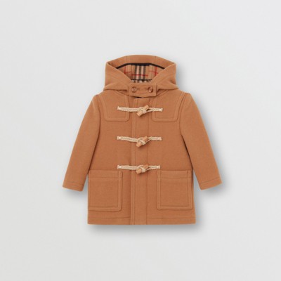 Double Faced Wool Duffle Coat Children Burberry United States