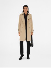 Woman wearing Chelsea Heritage Mid-Length Trench Coat 