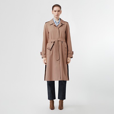 pink burberry trench coat