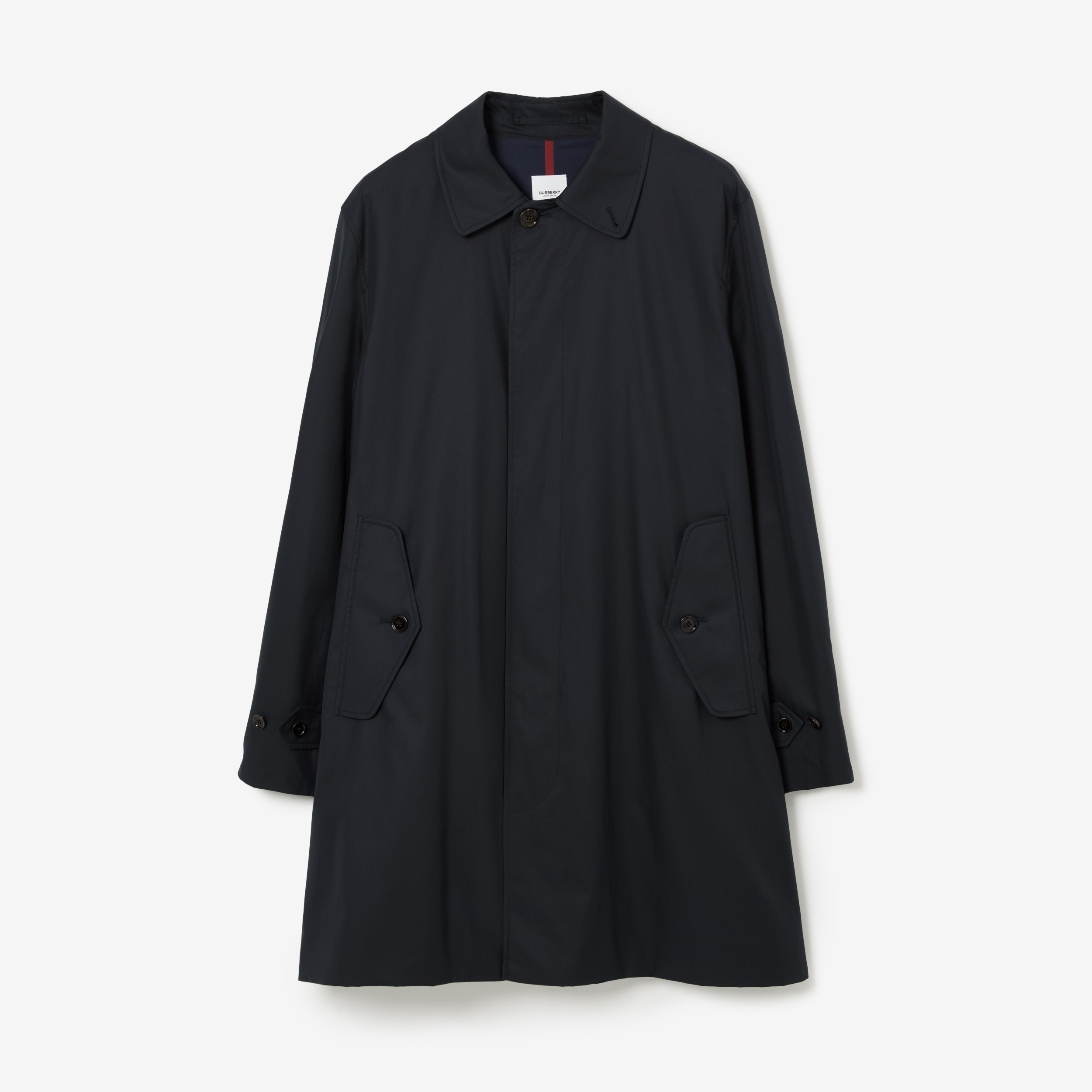 Cotton Gabardine Car Coat in Midnight - Men | Burberry® Official - 1