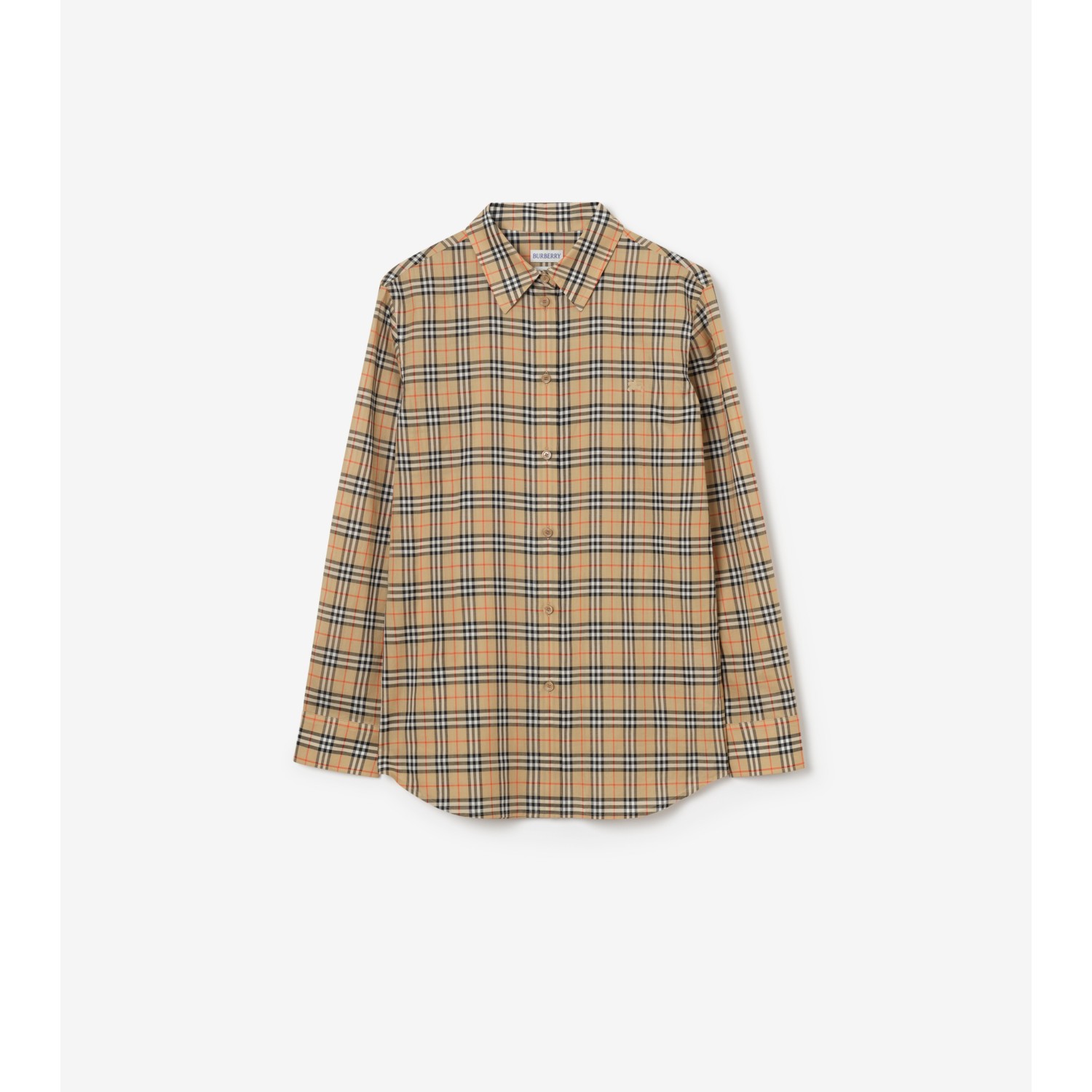 Classic Fit Check Cotton Shirt
