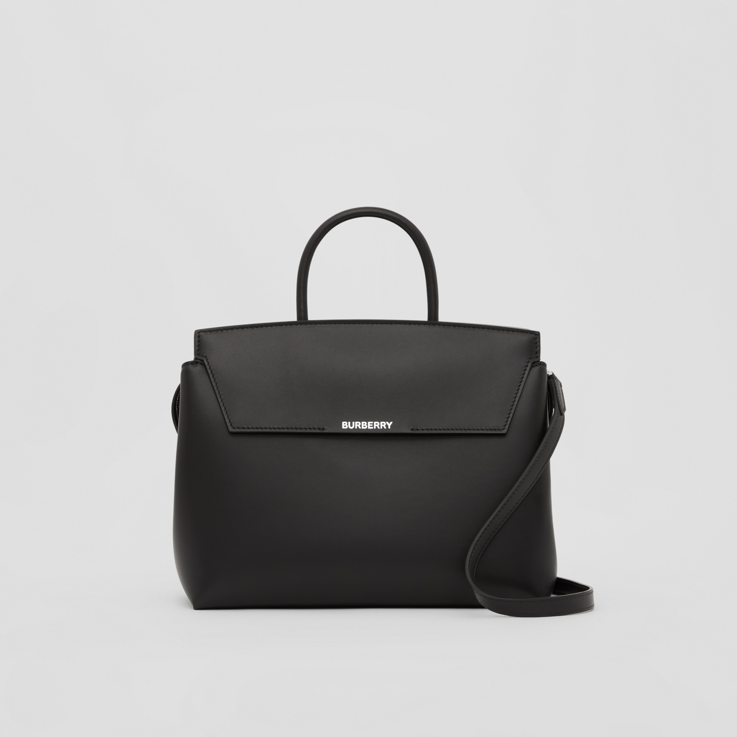 Leather Medium Catherine Bag in Black - Women | Burberry® Official