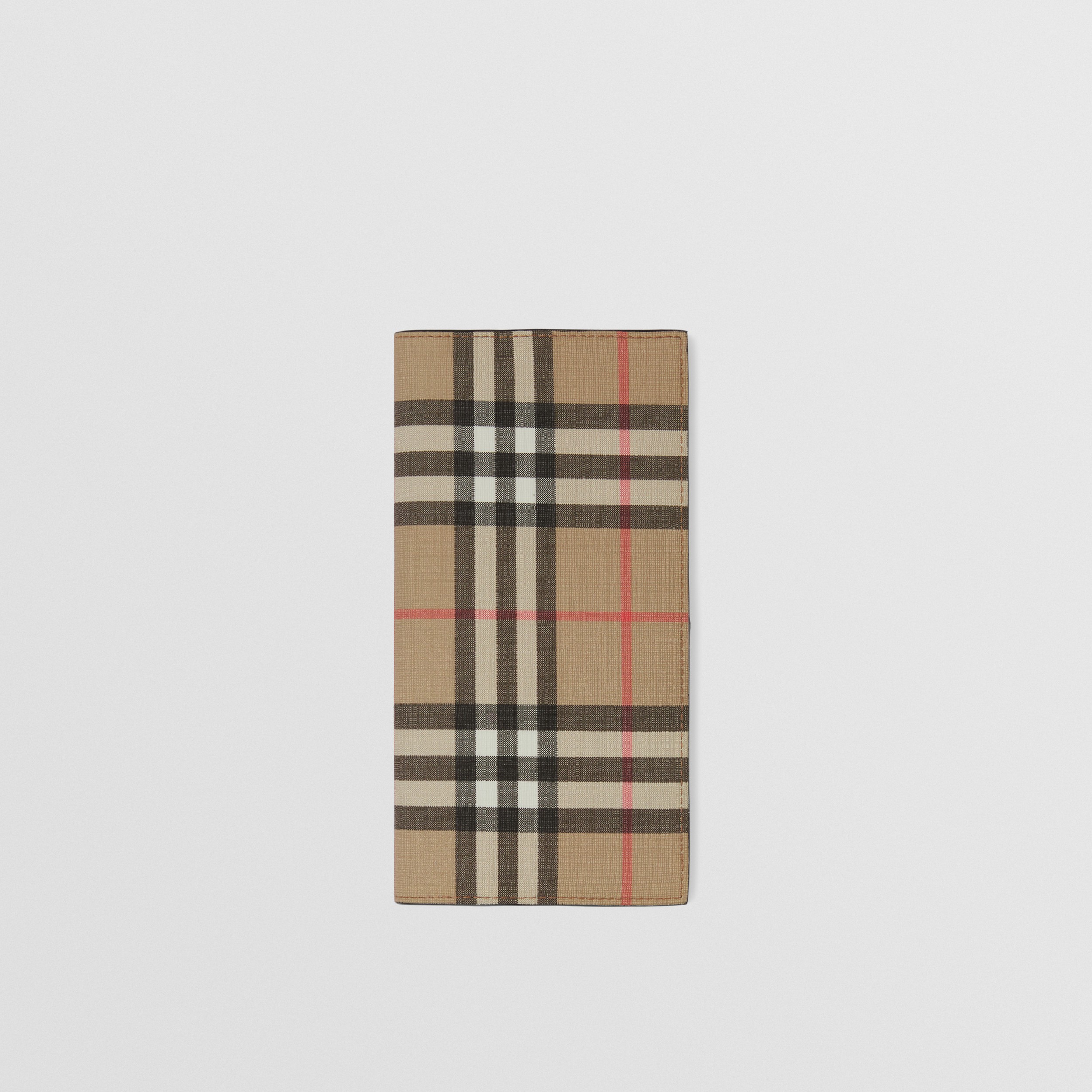 Bio-based Vintage Check Continental Wallet in Archive Beige - Men | Burberry® Official - 1