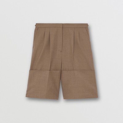 burberry wool shorts