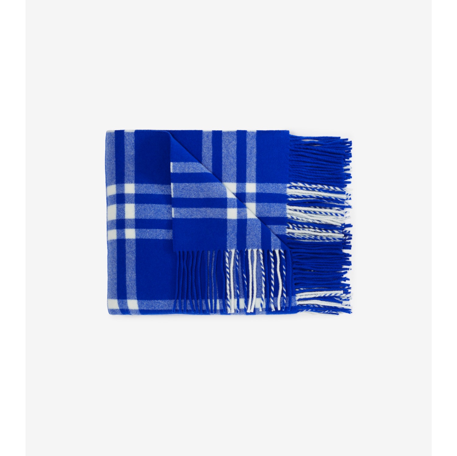 Check Wool Blanket in Knight Burberry® Official