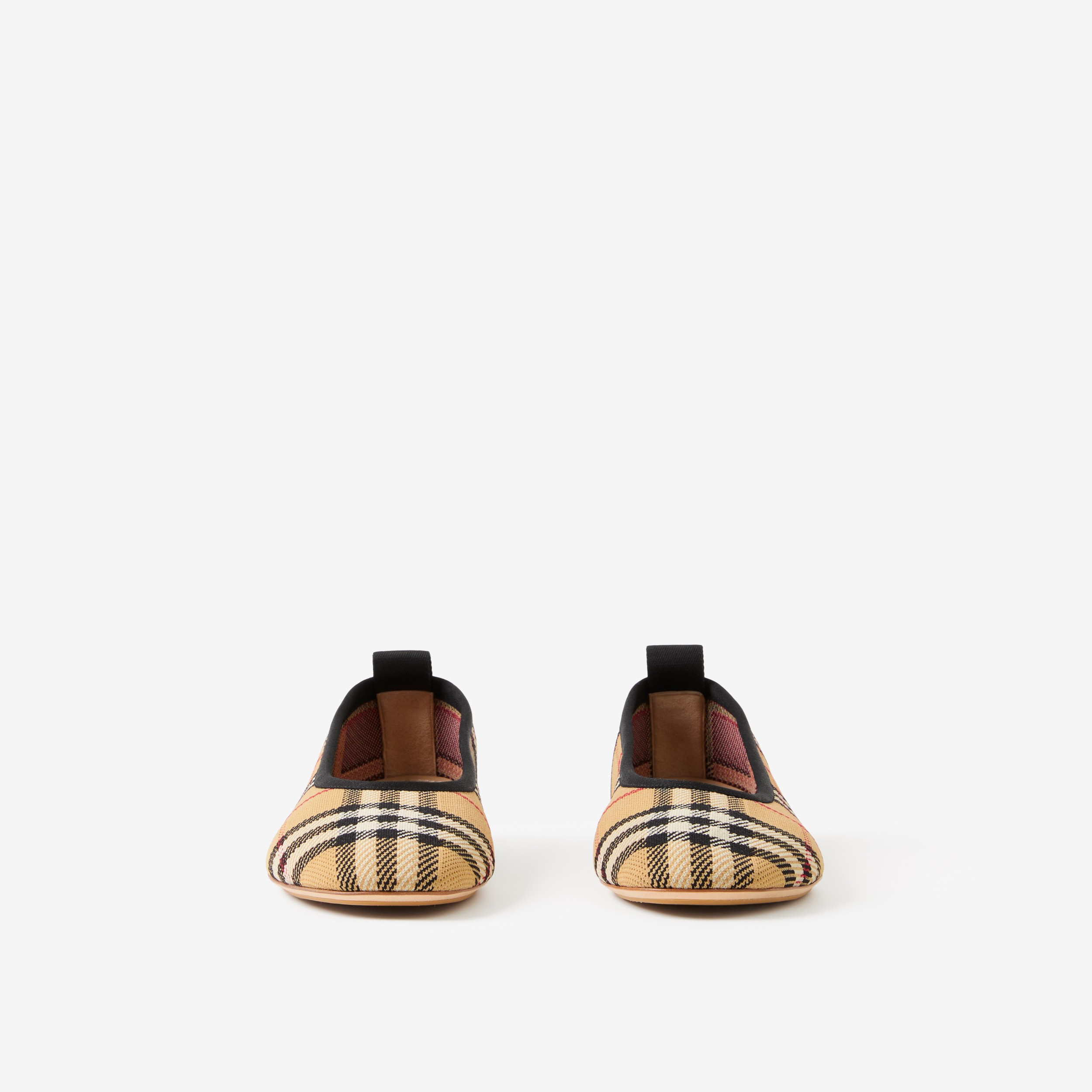 Vintage Check Ballerinas in Archive Beige - Women | Burberry® Official - 2