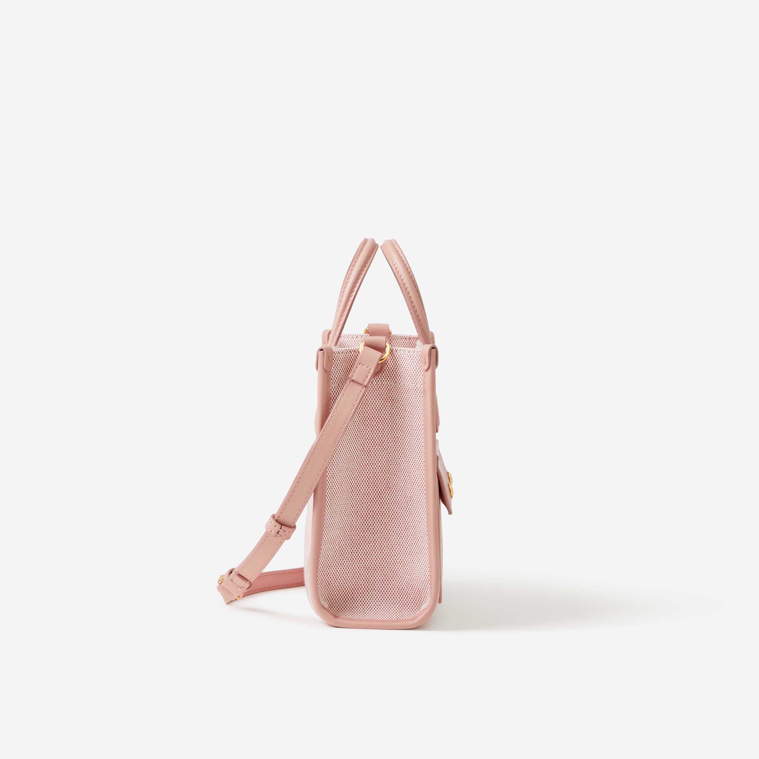 Mini Freya Tote in Bright Red/dusky Pink - Women | Burberry® Official