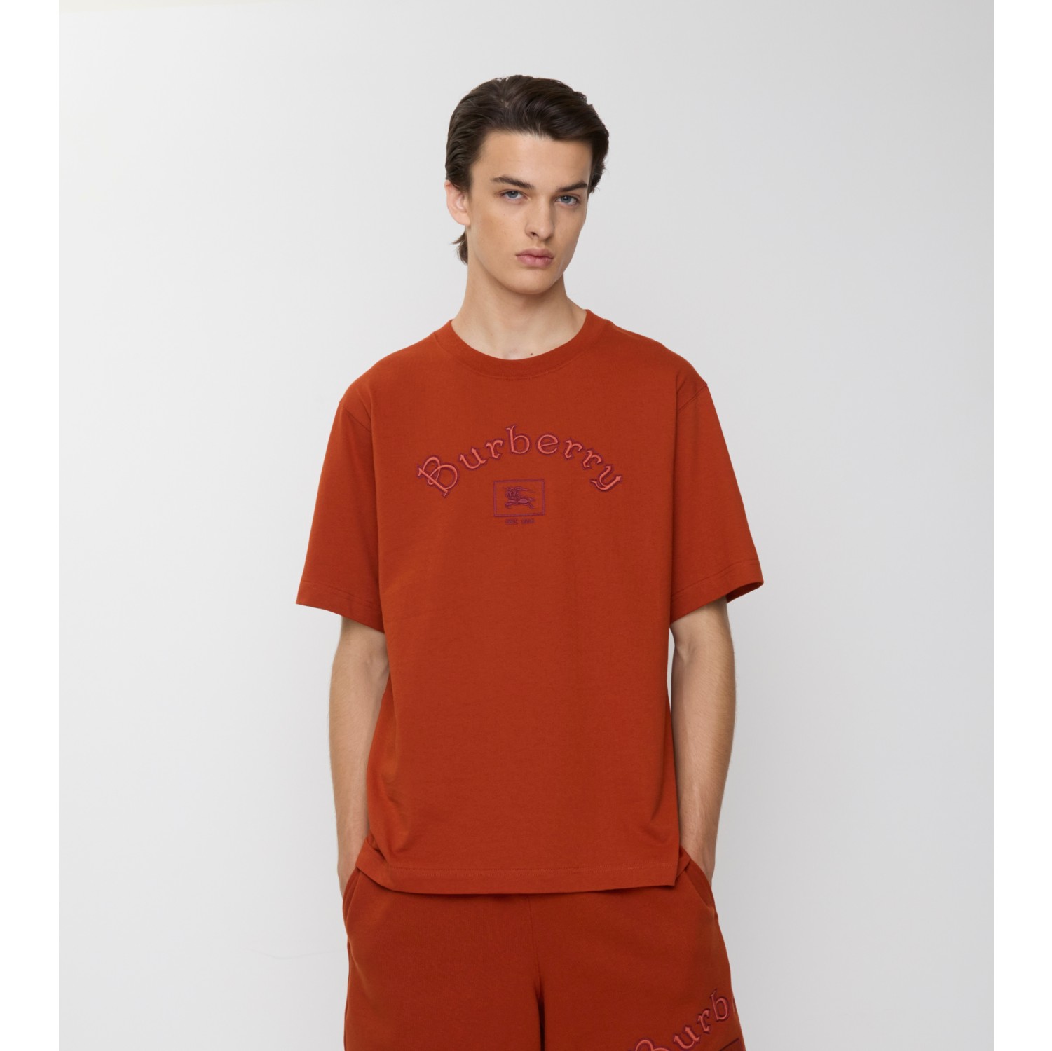 Gothic Logo Cotton T-shirt