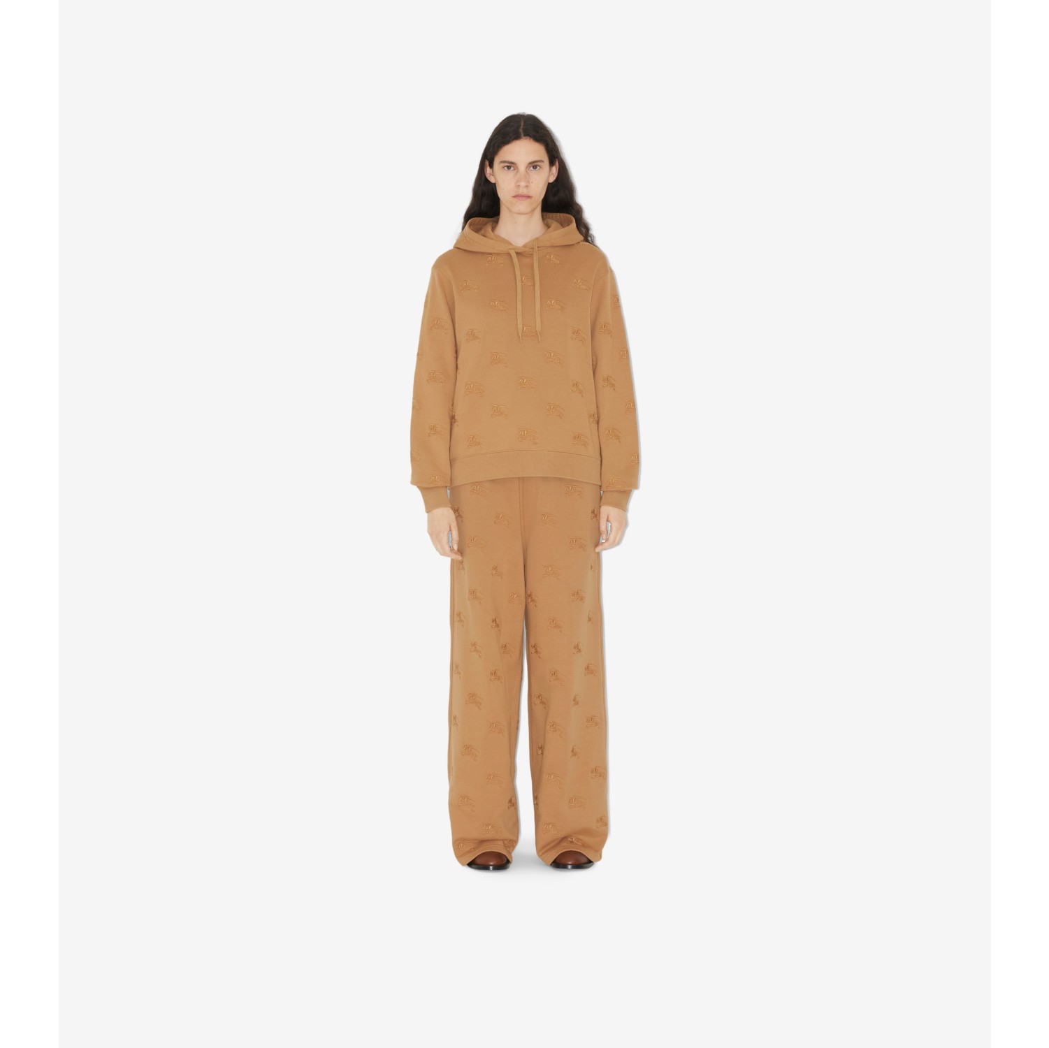 EKD Cotton Track Pants in Camel legacy Women Burberry Official