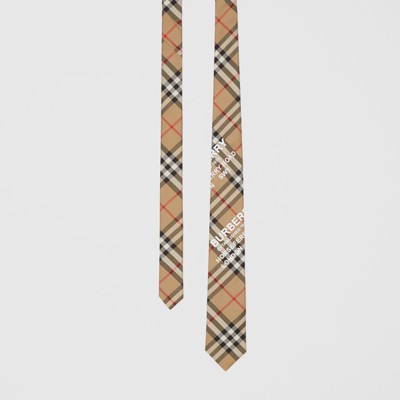 Burberry print tie Clearance