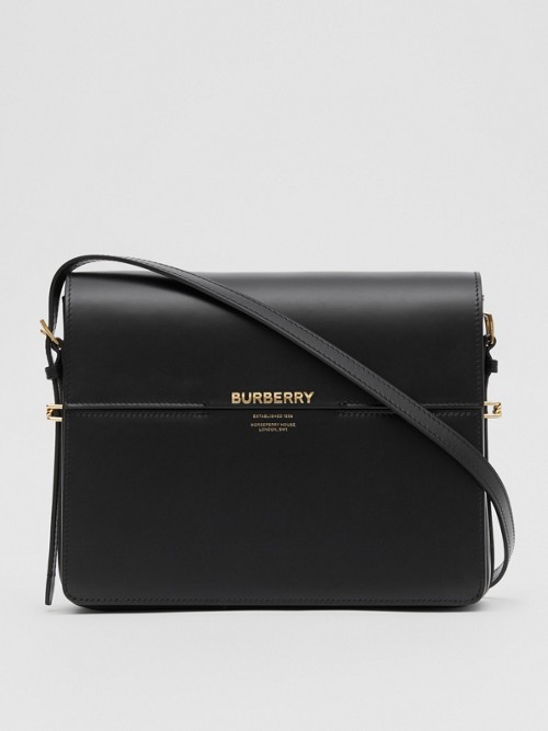 BURBERRY LARGE LEATHER GRACE BAG
