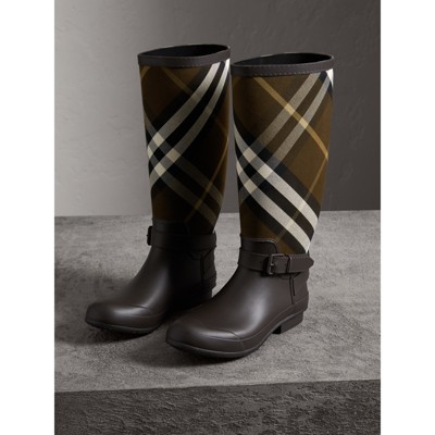 mens shoes burberry rain boots