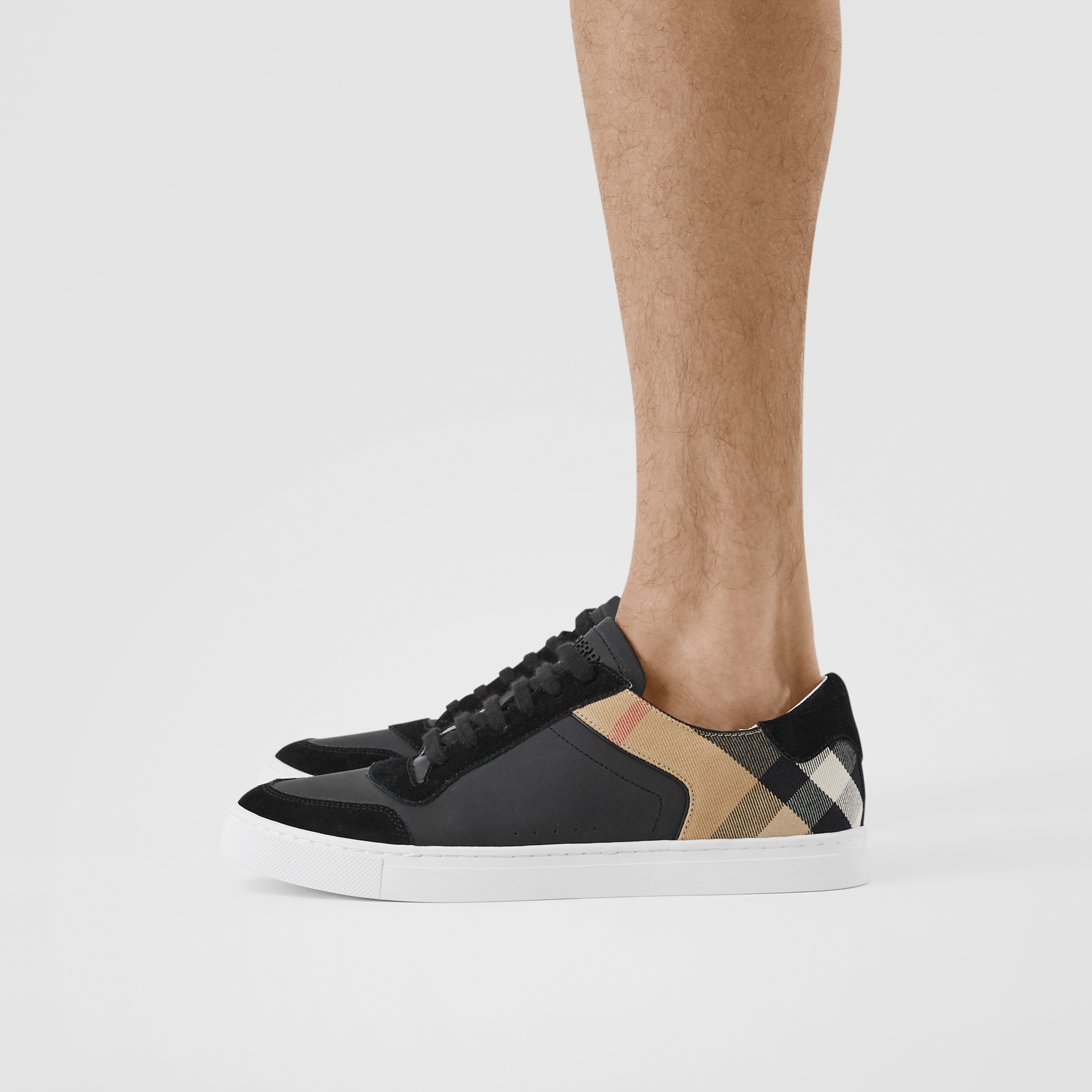 Suede and House Sneakers in Black - Men | Official