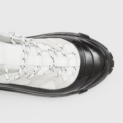 nylon and suede arthur sneakers