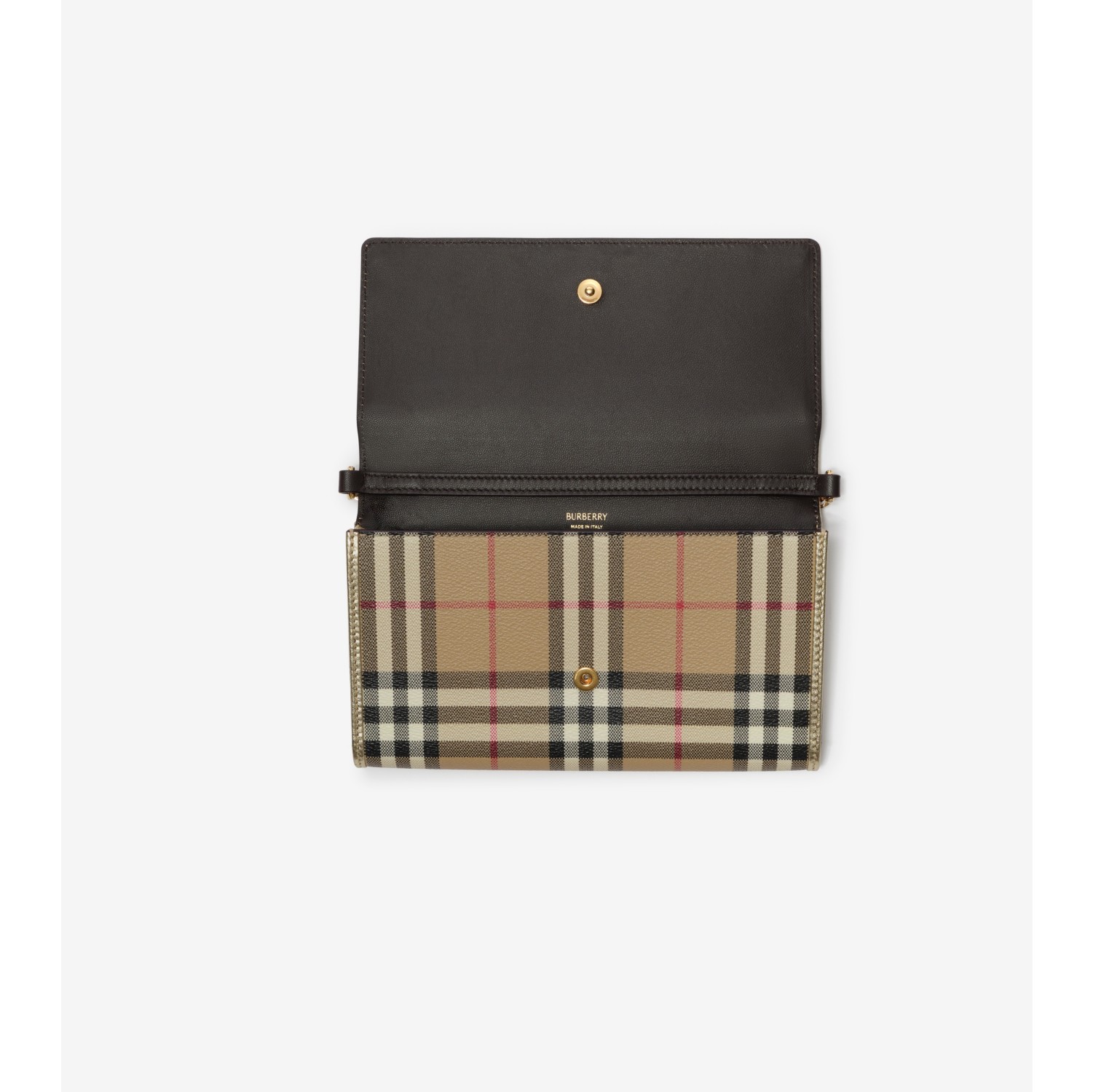 Check Chain Strap Wallet