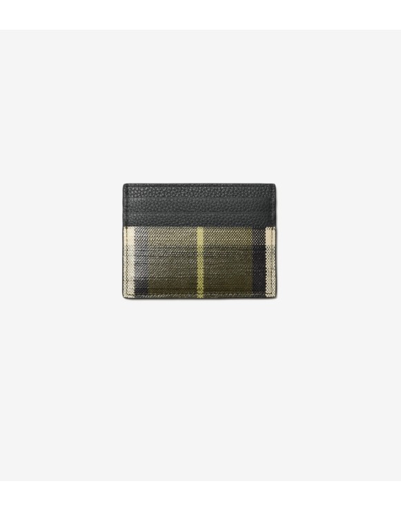 Tall Check Card Case