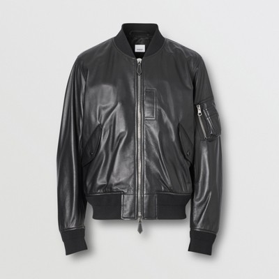 burberry black bomber jacket