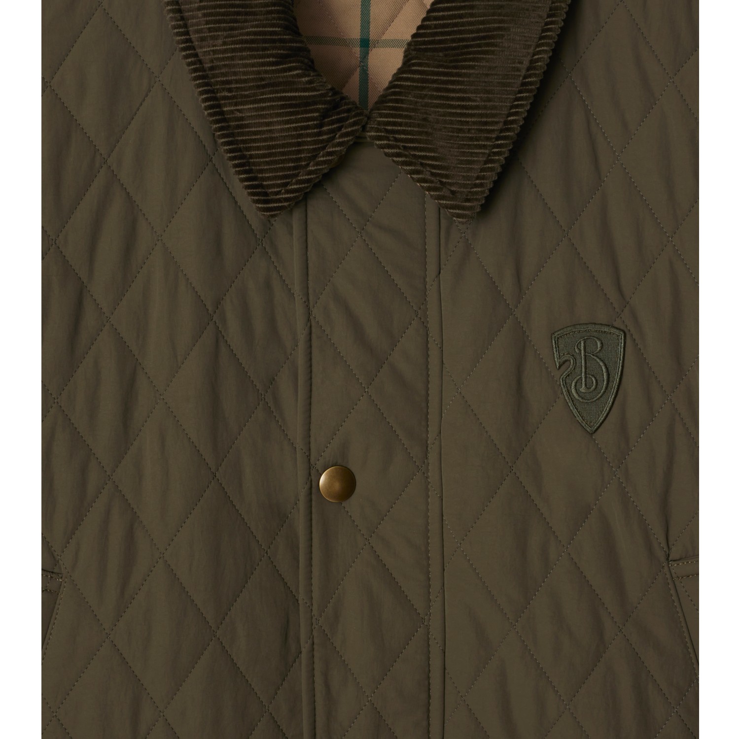 Quilted Nylon Barn Jacket