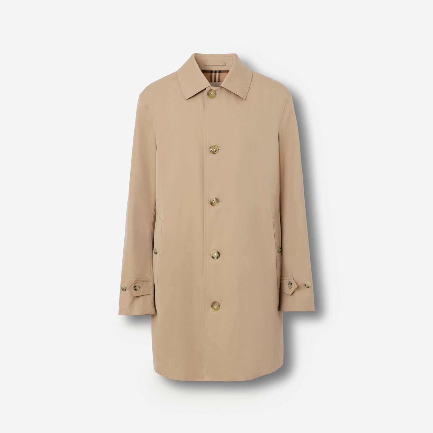 Paddington - Car coat Heritage curto (Mel) - Homens | Burberry® oficial
