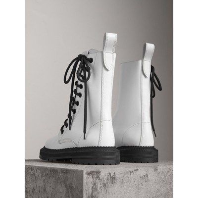 burberry lace up boots