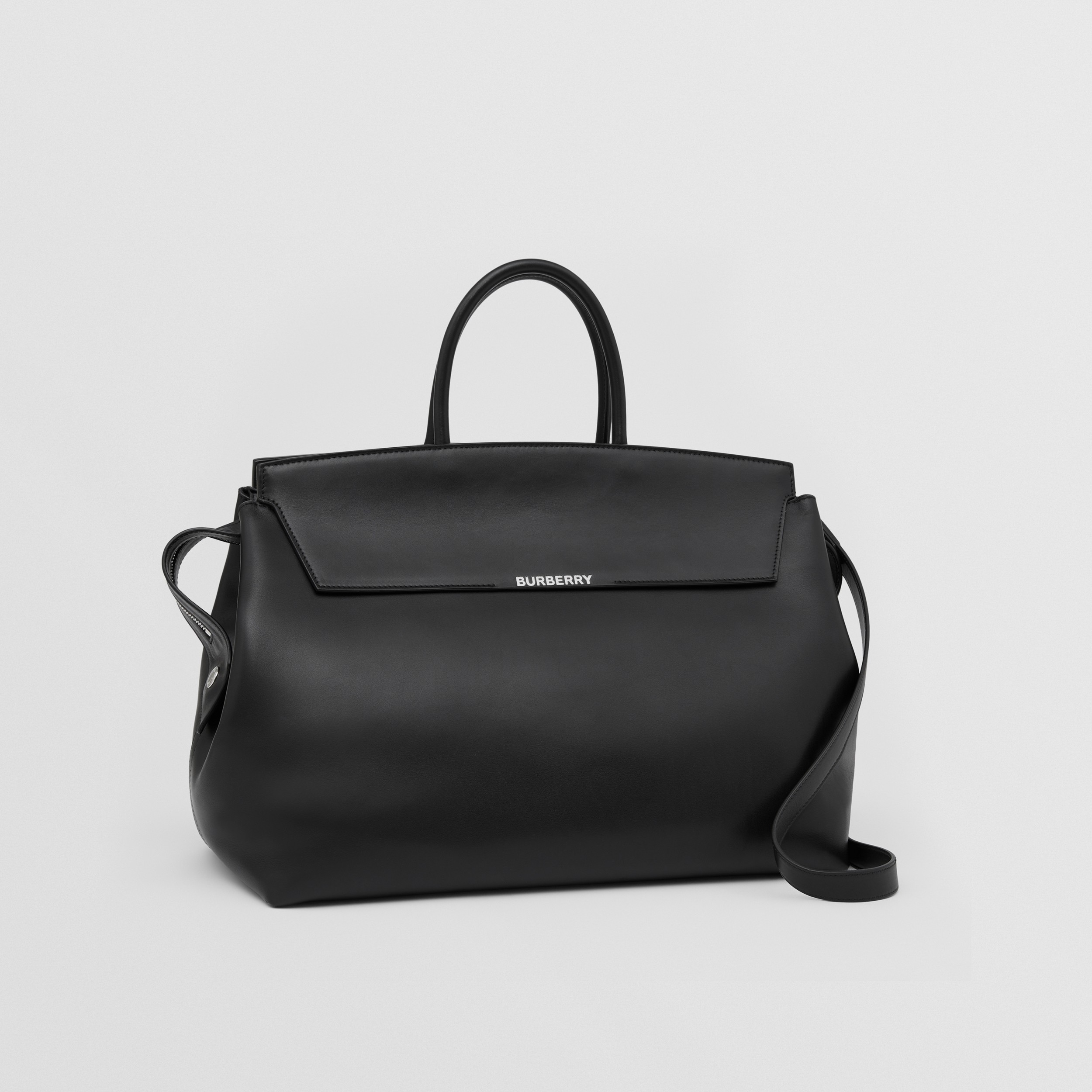 Leather Large Catherine Bag in Black - Women | Burberry® Official - 4