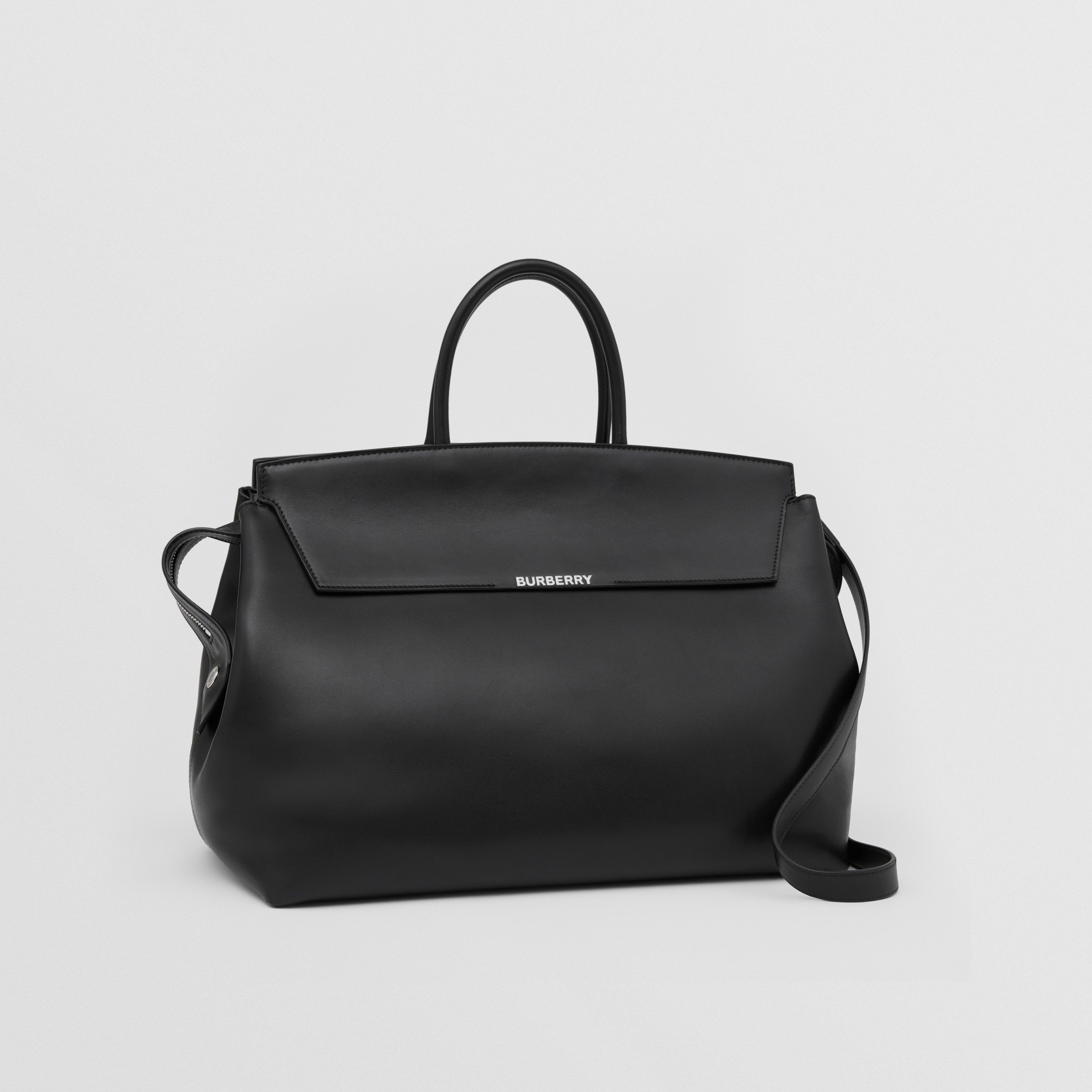 Leather Large Catherine Bag in Black Women Burberry® Official