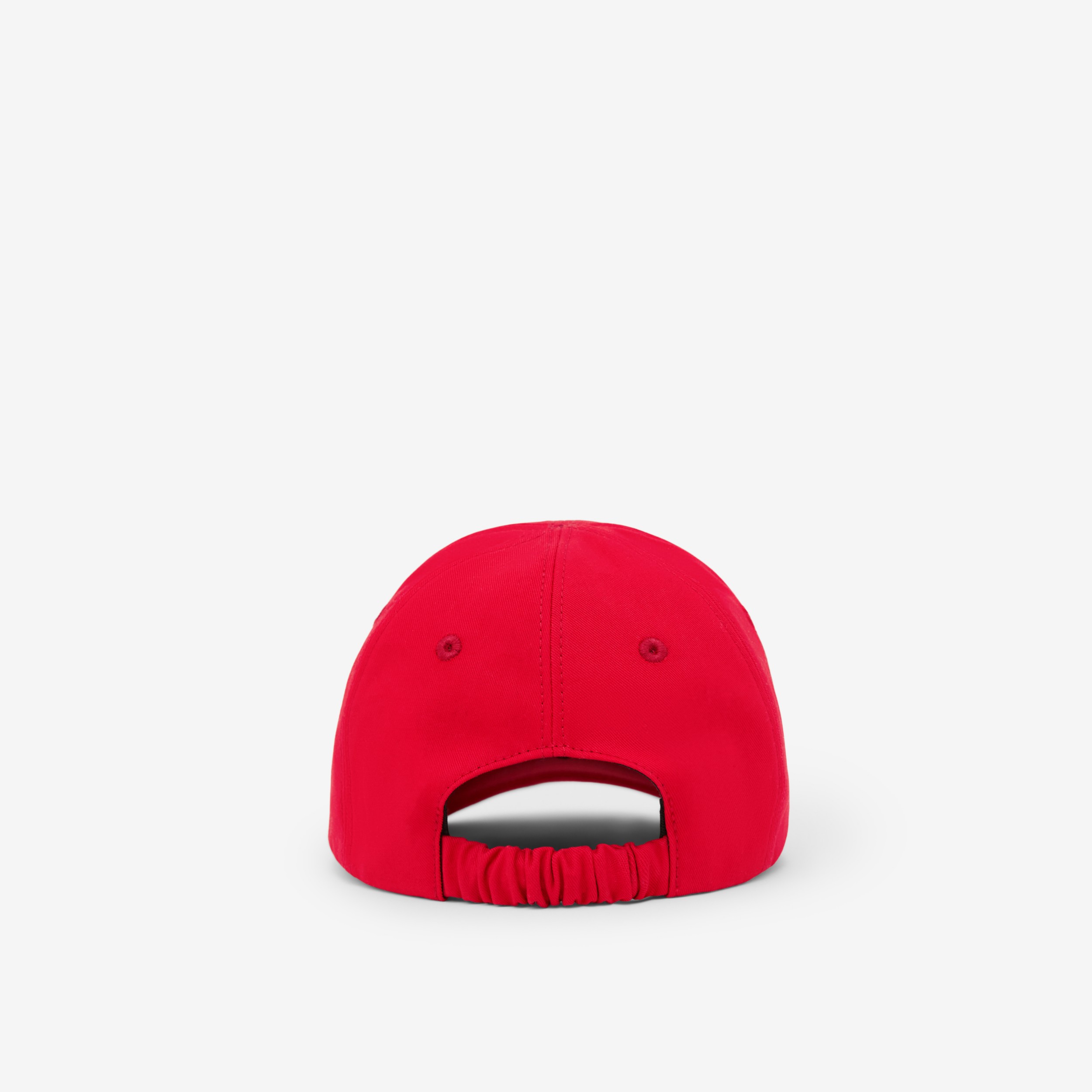 Logo Script Cotton Gabardine Baseball Cap in Bright Red - Children ...