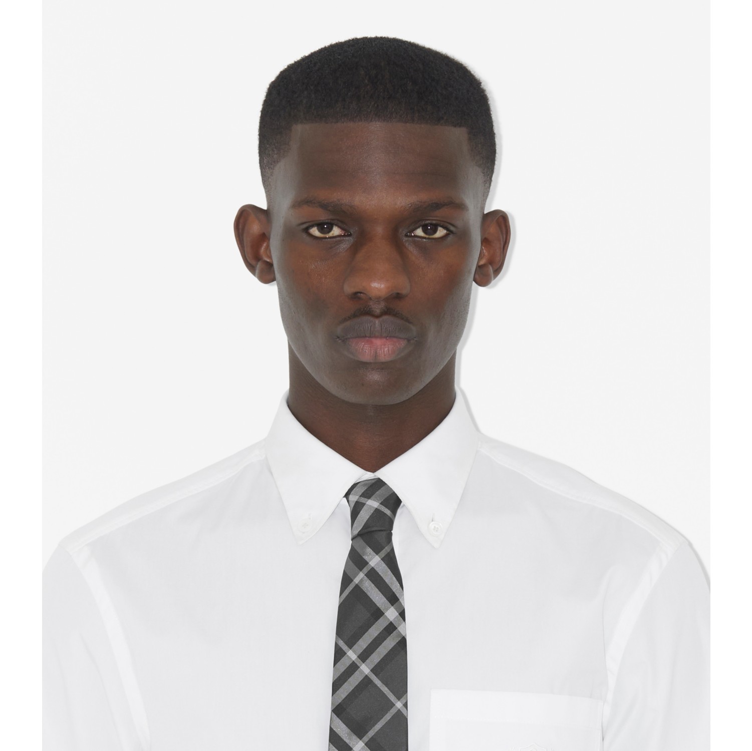 Burberry charcoal deals tie