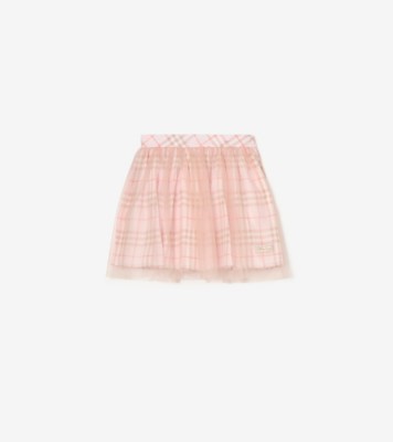 Check Silk Skirt quartz ®