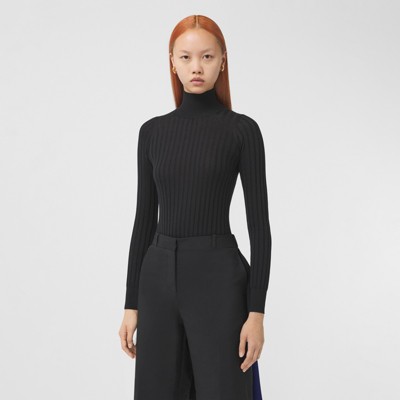 monogram turtleneck