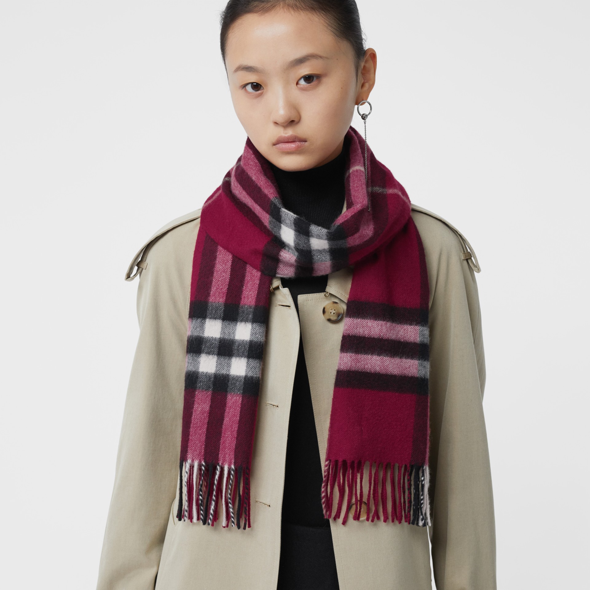 Burberry Check Cashmere Scarf Burberry Scarf Price India Burberry - Main Image
