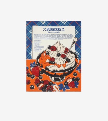 Recipe Tea Towel Set in Knight | Burberry® Official