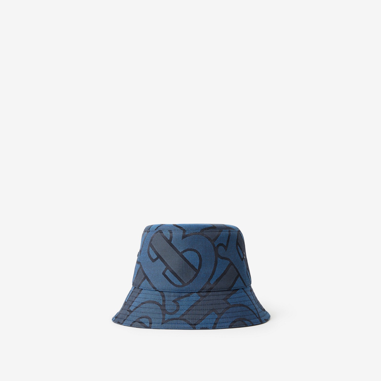 Baumwollmisch-Fischerhut mit Jacquard-gewebtem Monogrammmuster (Marineblau) | Burberry®
