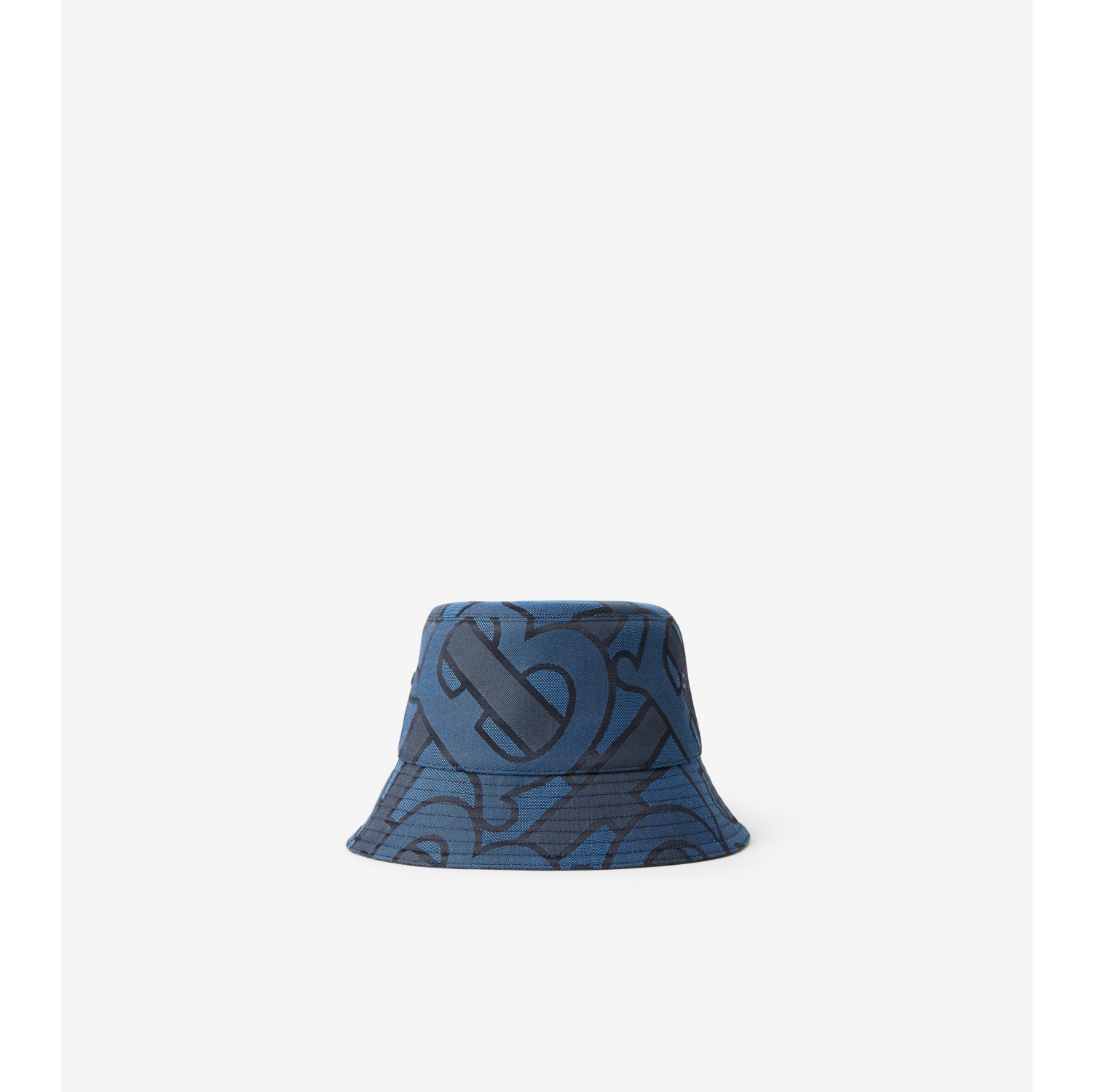 Burberry Monogram Print Denim Bucket Hat