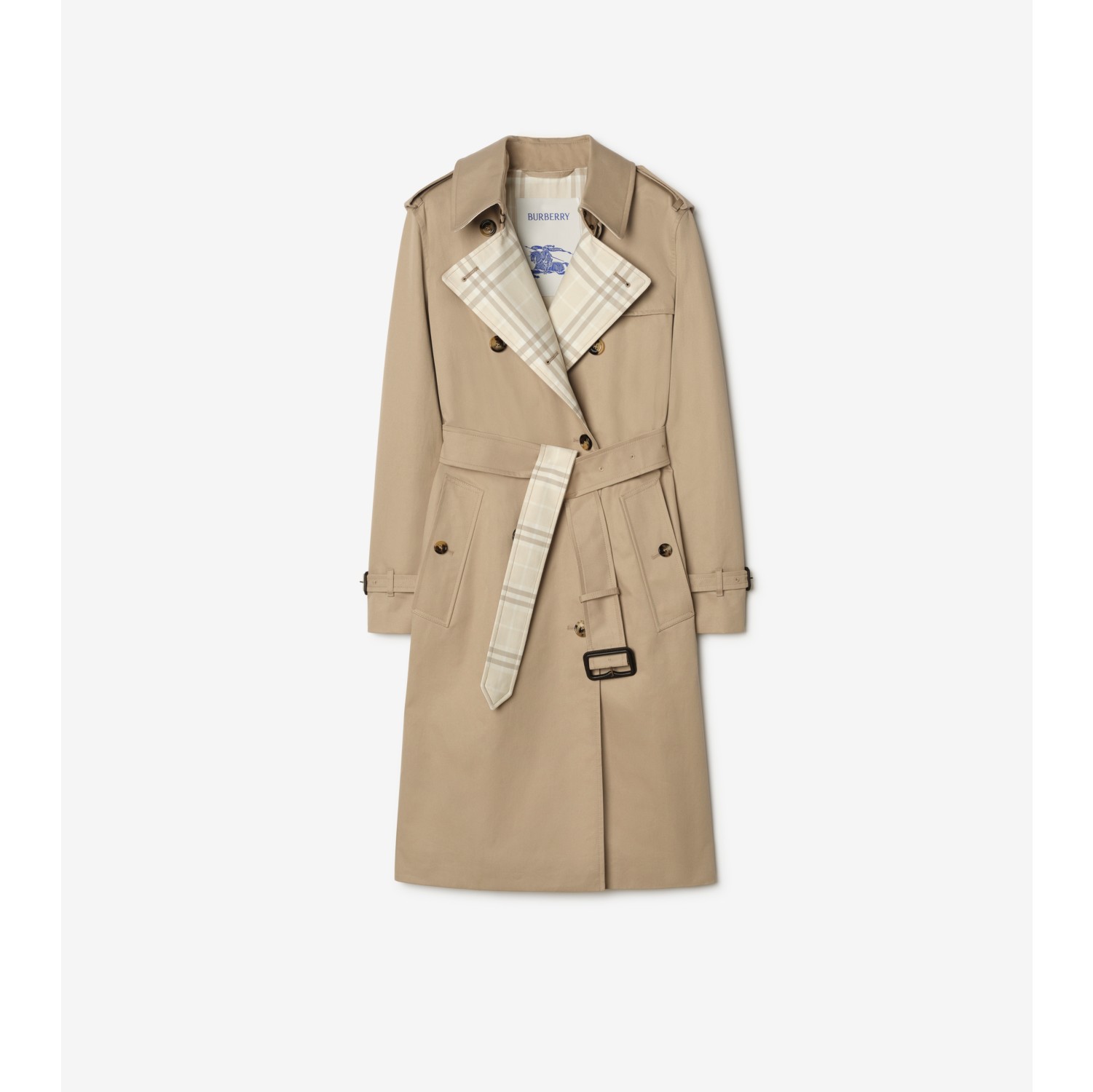 Long Gabardine Lakefield Trench Coat