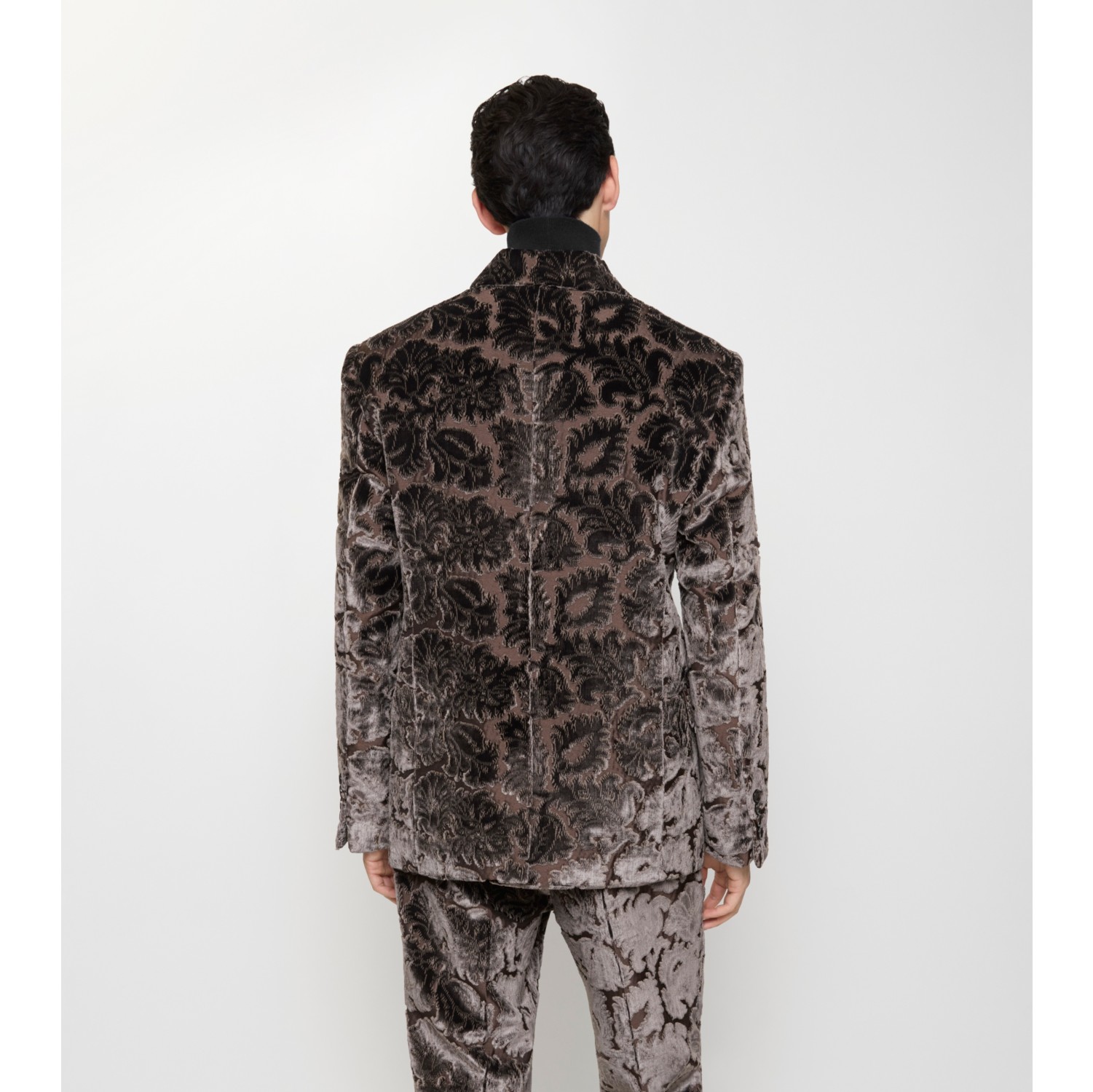 Vine Velvet Tailored Jacket in Bear brown - Men | Burberry® Official